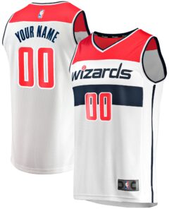  Washington Wizards Fanatics Youth Fast Break Replica Custom Jersey - Association Edition - White