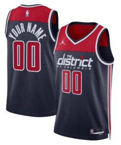 Washington Wizards Jordan Brand Unisex 202223 Swingman Custom Jersey - Statement Edition - Navy