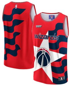 Washington Wizards NBA &amp KidSuper Studios by Fanatics Unisex Hometown Jersey - Red