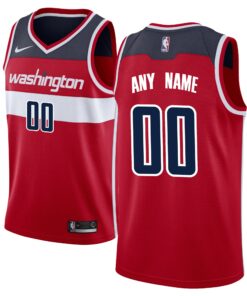 Washington Wizards Swingman Custom Jersey Red - Icon Edition