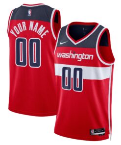 Washington Wizards Unisex Swingman Custom Jersey Red - Icon Edition