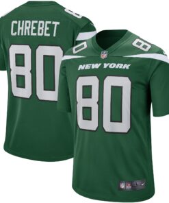 Wayne Chrebet New York Jets  Game Retired Player Jersey  Gotham Green