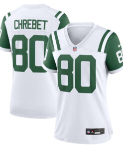 Wayne Chrebet New York Jets  Women_s Classic Alternate Retired Player Game Jersey  White