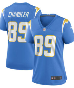 Wes Chandler Los Angeles Chargers  Women_s Retired Player Jersey  Powder Blue