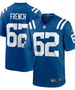 Wesley French Indianapolis Colts  Game Player Jersey  Royal 1