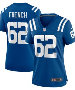 Wesley French Indianapolis Colts  Women_s Game Player Jersey  Royal
