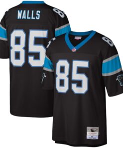 Wesley Walls Carolina Panthers Mitchell amp Ness Legacy Replica Jersey  Black
