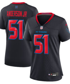 Will Anderson Jr. Houston Texans  Women_s 2nd Alternate Game Jersey  Navy