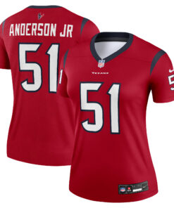 Will Anderson Jr. Houston Texans  Women_s  Legend Jersey  Red