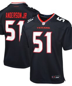 Will Anderson Jr. Houston Texans  Youth Game Jersey  Navy