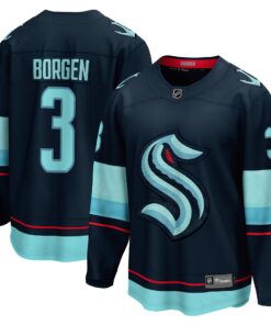 Will Borgen Seattle Kraken Fanatics Home Breakaway Player Jersey  Deep Sea Blue