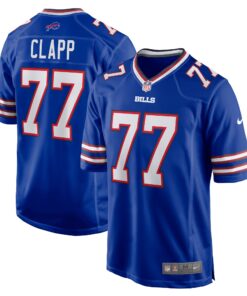 Will Clapp Buffalo Bills   Game Jersey   Royal