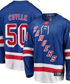 Will Cuylle New York Rangers Fanatics Home Premier Breakaway Player Jersey  Blue