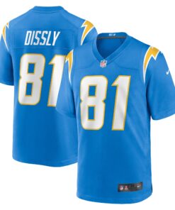 Will Dissly Los Angeles Chargers   Game Jersey   Powder Blue
