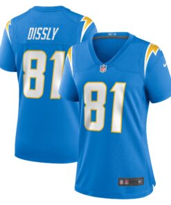 Will Dissly Los Angeles Chargers  Women_s  Game Jersey   Powder Blue 1