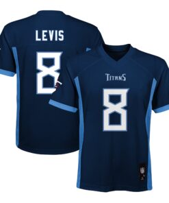 Will Levis Tennessee Titans Youth Replica Player Jersey  Navy