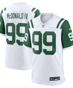 Will McDonald IV New York Jets  Classic Alternate Game Jersey  White
