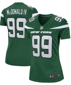 Will McDonald IV New York Jets  Women_s  Game Jersey  Gotham Green