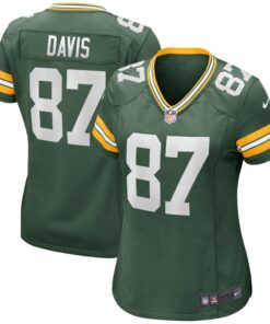 Willie Davis Green Bay Packers  Women_s Game Retired Player Jersey  Green