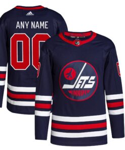  Winnipeg Jets  Alternate 202122 Primegreen Authentic Custom Jersey  Navy