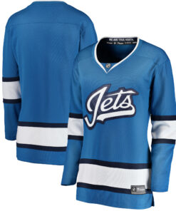 Winnipeg Jets Fanatics Women_s Alternate Breakaway Jersey  Blue