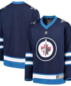 Winnipeg Jets Fanatics Youth Home Replica Blank Jersey  Blue