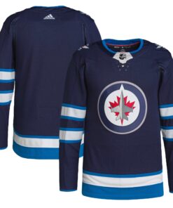 Winnipeg Jets Home Authentic Jersey  Navy