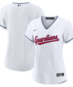 Women_s Cleveland GuardiansHome Replica Team Jersey  White