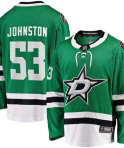 Wyatt Johnston Dallas Stars Fanatics Home Breakaway Player Jersey  Kelly Green