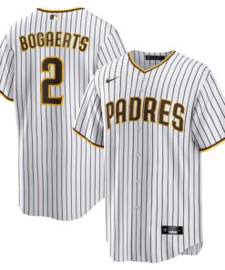 Xander Bogaerts San Diego PadresHome Official Replica Player Jersey  WhiteBrown
