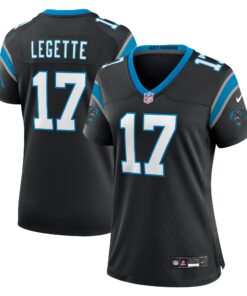Xavier Legette Carolina Panthers  Women_s Game Jersey   Black