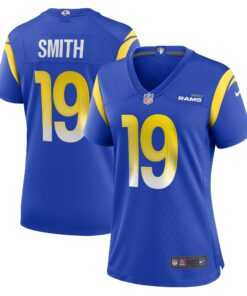 Xavier Smith Los Angeles Rams  Women_s Home Game Jersey  Royal
