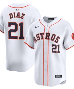Yainer Diaz Houston AstrosHome Limited Player Jersey  White