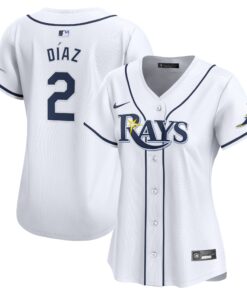 Yandy DÃ­az Tampa Bay RaysWomen_s Home Limited Player Jersey  White