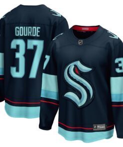 Yanni Gourde Seattle Kraken Fanatics Home Breakaway Player Jersey  Deep Sea Blue