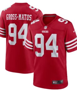 Yetur GrossMatos San Francisco 49ers  Team Game Jersey   Scarlet