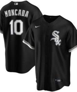 Yoan Moncada Chicago White SoxYouth Alternate Replica Player Jersey  Black