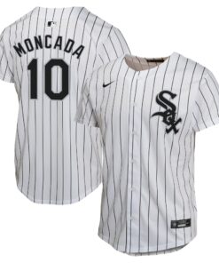 Yoan Moncada Chicago White SoxYouth Home Game Player Jersey  White