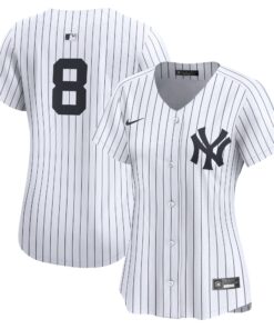 Yogi Berra New York YankeesWomen_s  Home Limited Player Jersey  White