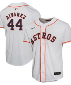 Yordan Alvarez Houston AstrosYouth Home Game Player Jersey  White