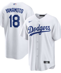 Yoshinobu Yamamoto Los Angeles DodgersHome Replica Player Jerseynbspâ€“ White