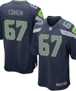  Youth Seattle Seahawks Landon Cohen Team Color Game Jersey