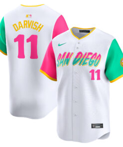 Yu Darvish San Diego PadresCity Connect Limited Player Jersey  White