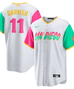 Yu Darvish San Diego PadresCity Connect Replica Player Jersey  White