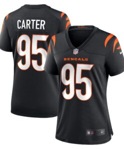 Zach Carter Cincinnati Bengals  Women_s Game Player Jersey  Black