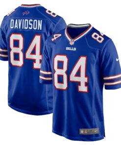 Zach Davidson Buffalo Bills  Game Player Jersey  Royal