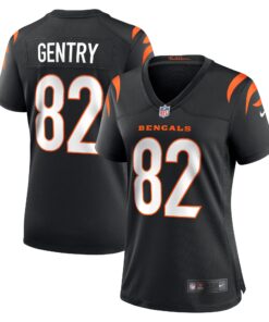 Zach Gentry Cincinnati Bengals  Women_s  Game Jersey   Black