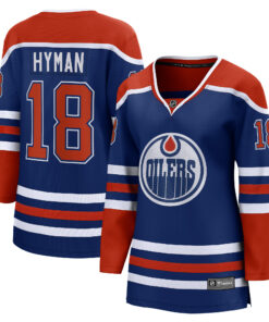 Zach Hyman Edmonton Oilers Fanatics Women_s Home Breakaway Player Jersey  Royal
