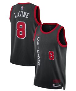 Zach LaVine Chicago Bulls Unisex 202324 Swingman Jersey - Black - City Edition