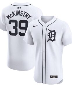 Zach McKinstry Detroit TigersHome Elite Player Jersey  White